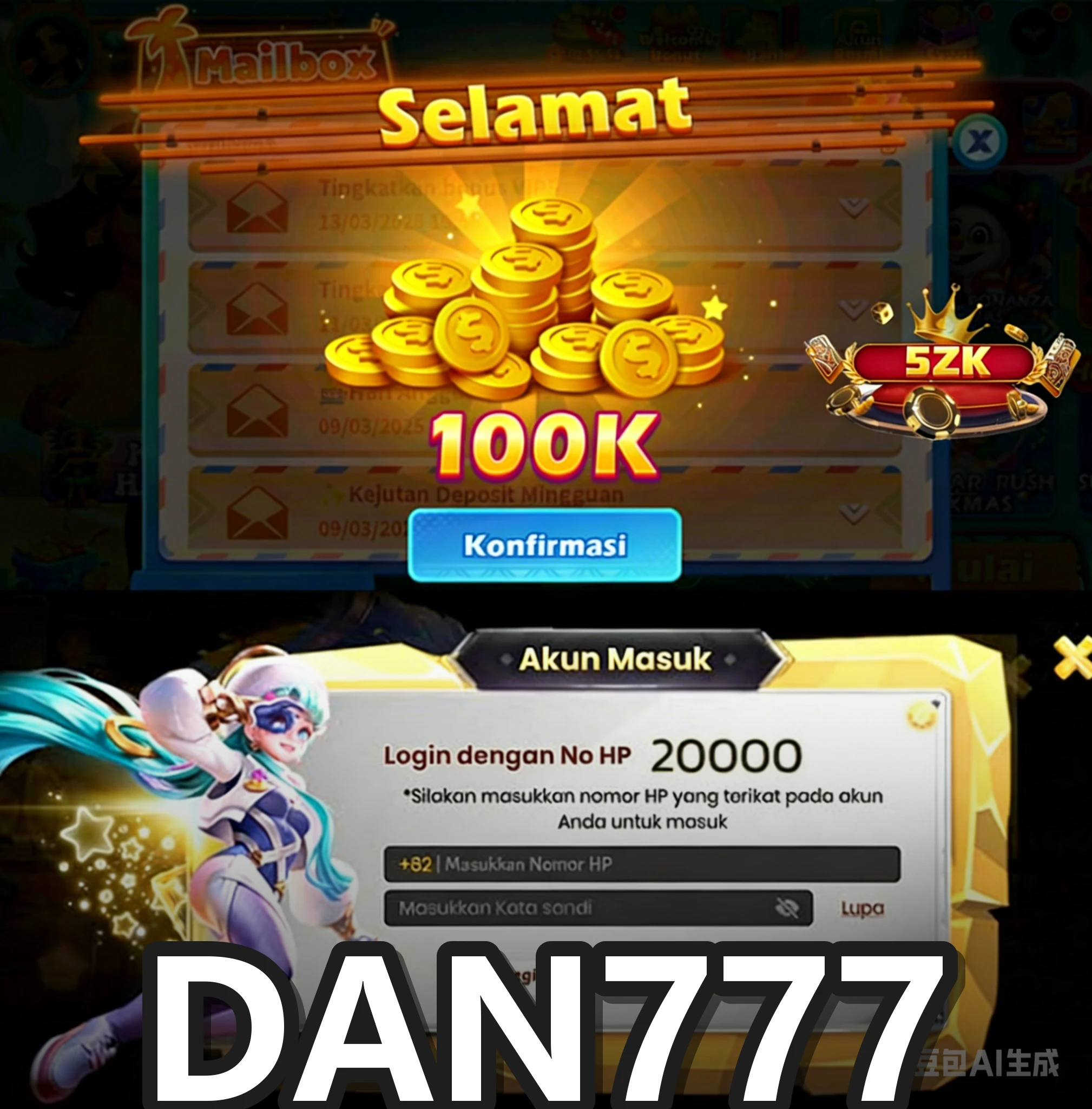 DAN777 Masuk